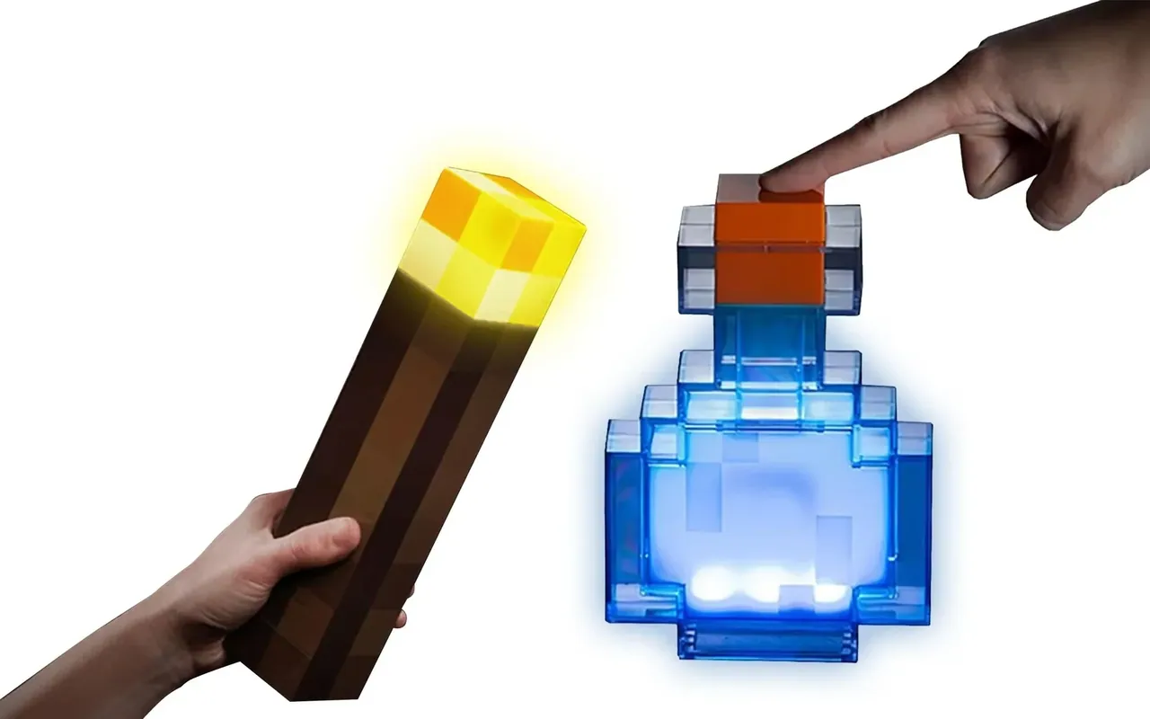 Afficher la vue 2 de Minecraft Torch Lamp