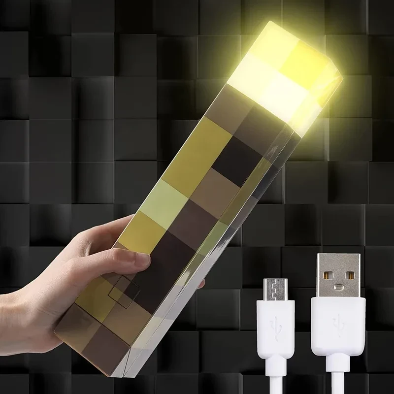 Afficher la vue 3 de Minecraft Torch Lamp