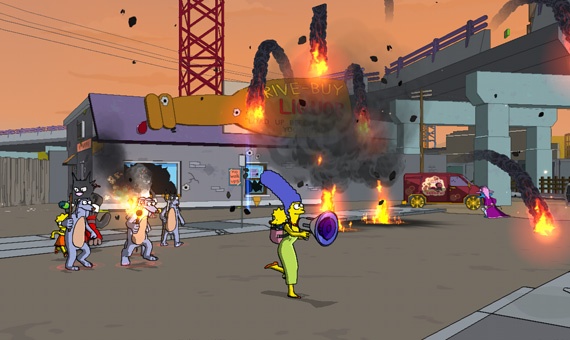 Afficher la vue 2 de The Simpsons Game